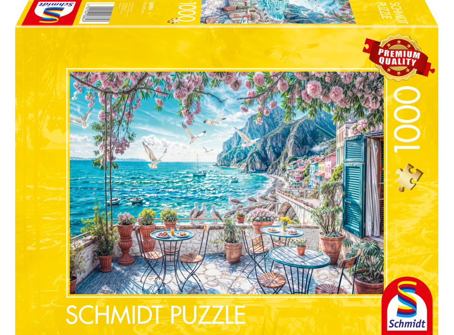 SCHMIDT Puzzle Terasa s výhľadom na more 1000 dielikov