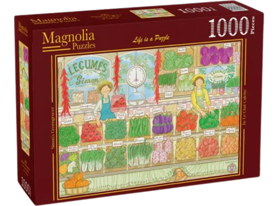MAGNOLIA Puzzle Simonovo zeleninárstvo 1000 dielikov