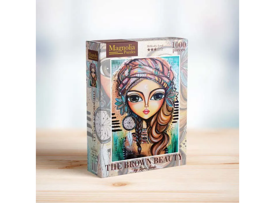 MAGNOLIA Puzzle Snedá kráska 1000 dielikov