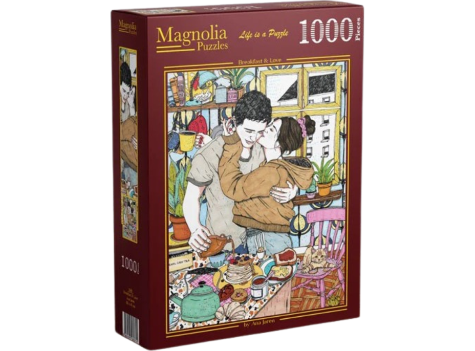 MAGNOLIA Puzzle Raňajky a láska 1000 dielikov
