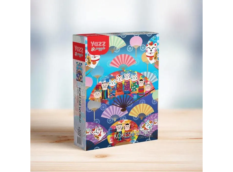YAZZ Puzzle Svet Kokeshi 1000 dielikov