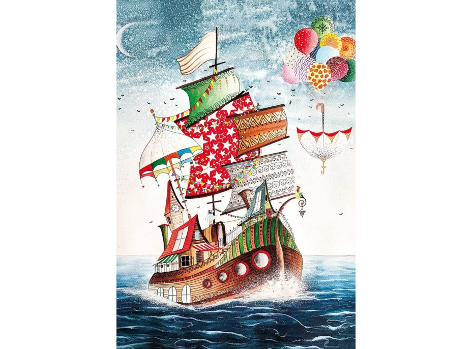 MAGNOLIA Puzzle Slobodná loď 1000 dielikov