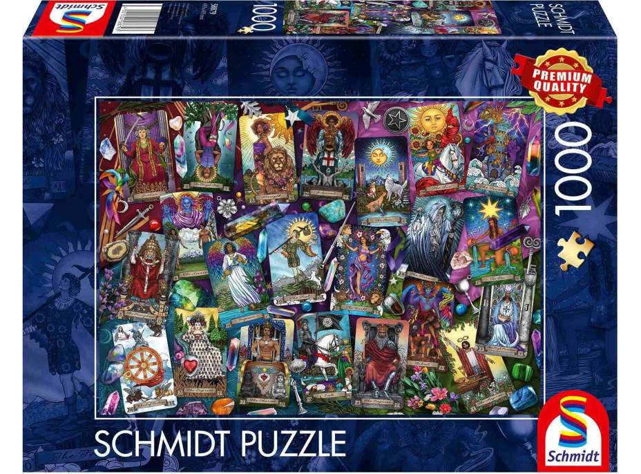 SCHMIDT Puzzle Tajomné tarotové karty 1000 dielikov