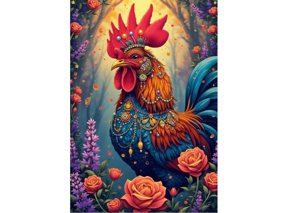 ALIPSON Puzzle Tajná kohútia záhrada 1000 dielikov