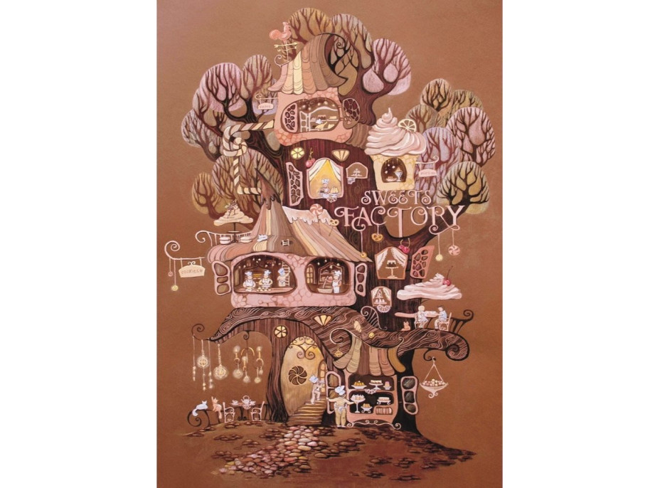 MAGNOLIA Puzzle Továreň na sladkosti 1000 dielikov