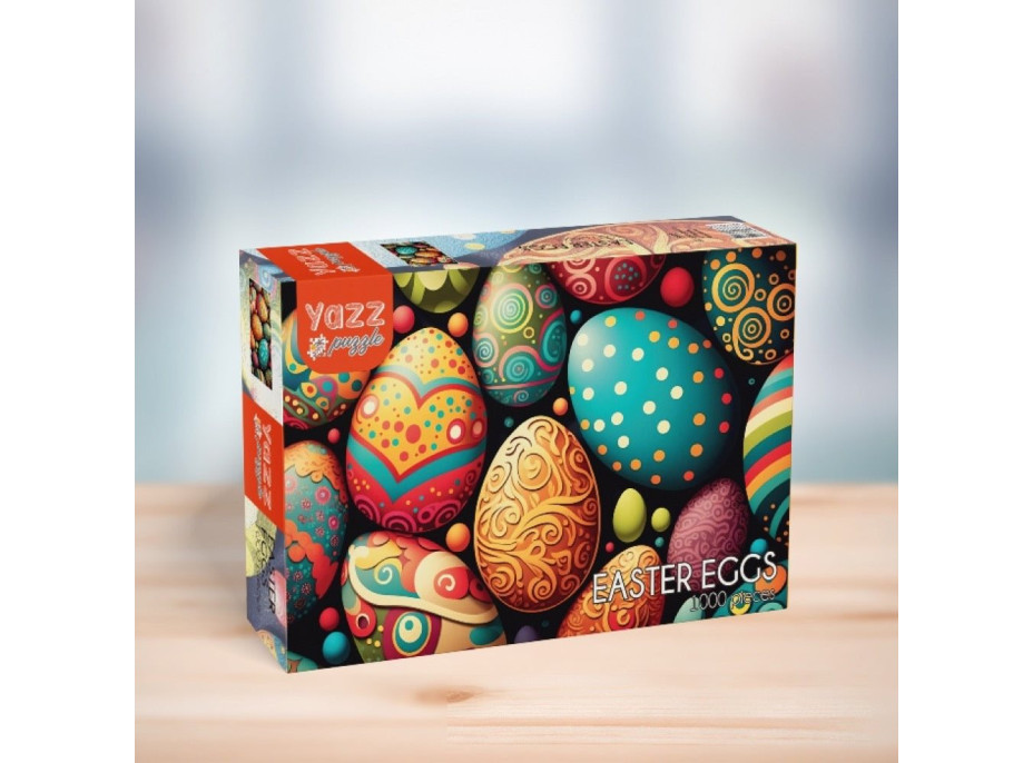 YAZZ Puzzle Veľkonočné vajcia 1000 dielikov