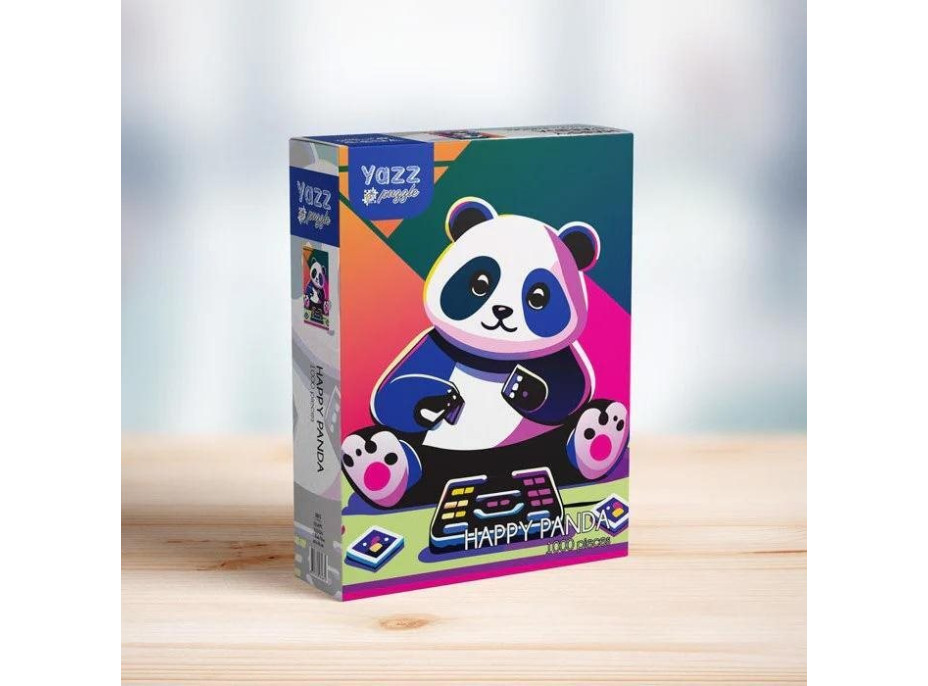 YAZZ Puzzle Veselá panda 1000 dielikov