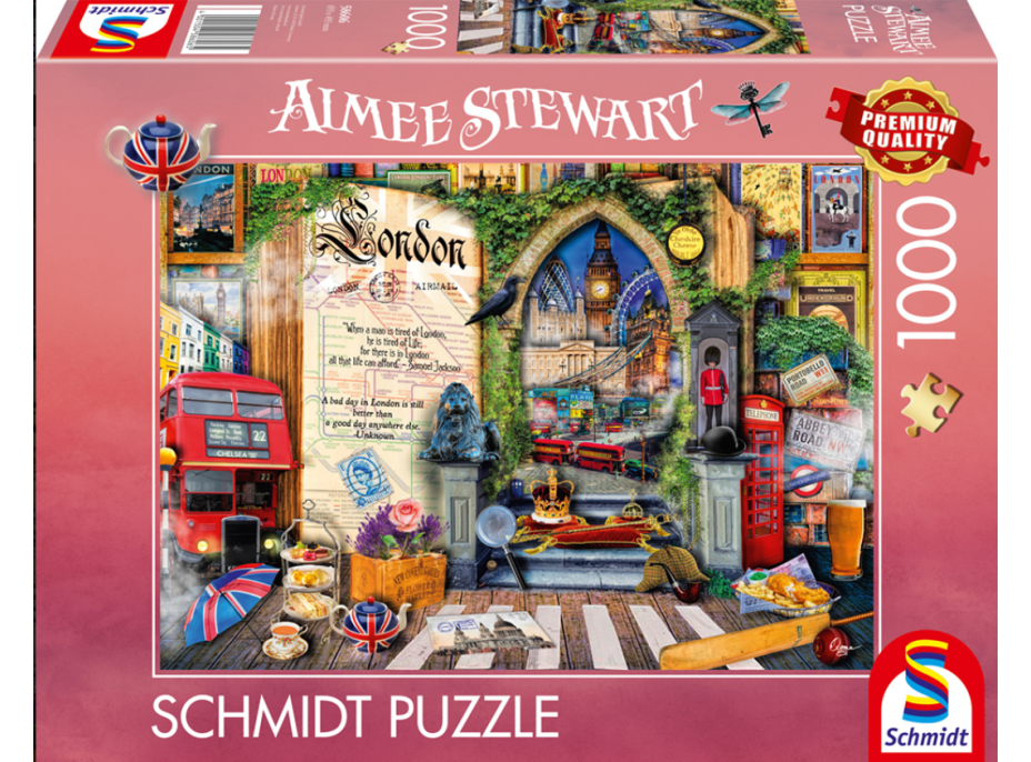 SCHMIDT Puzzle Spomienky na Londýn 1000 dielikov