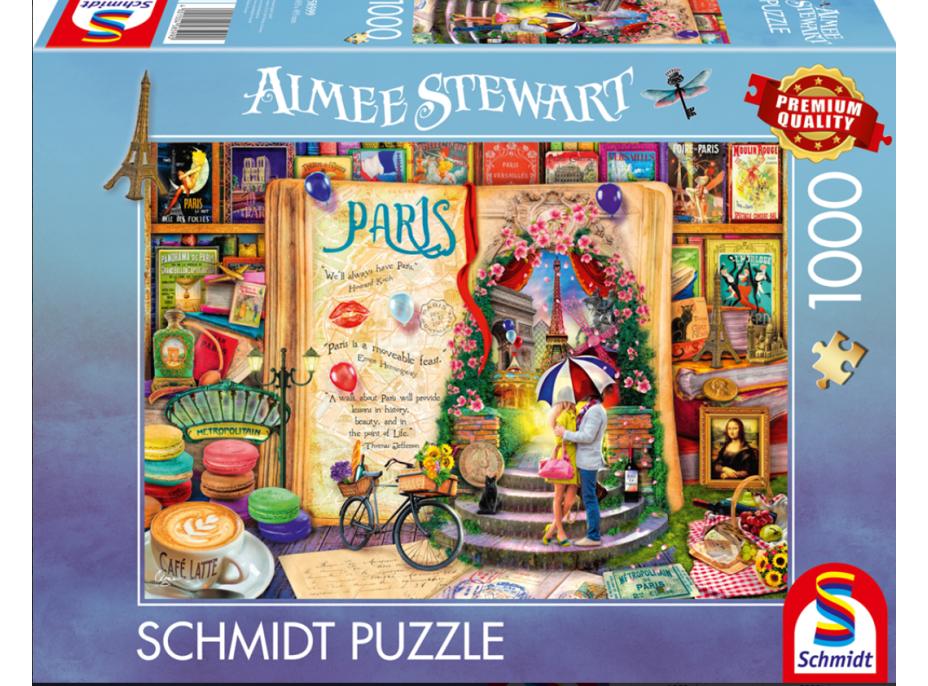 SCHMIDT Puzzle Spomienky na Paríž 1000 dielikov