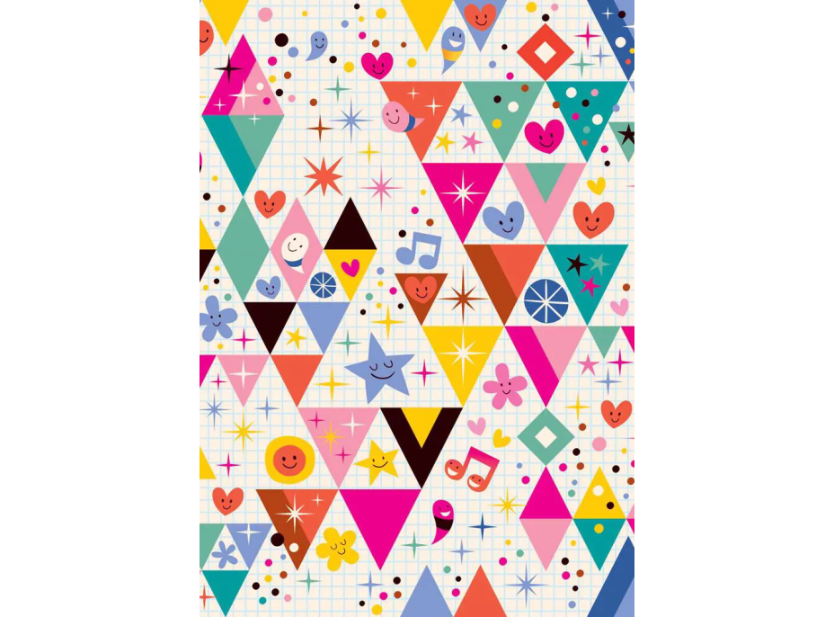 YAZZ Puzzle Zábavné trojuholníky 1000 dielikov