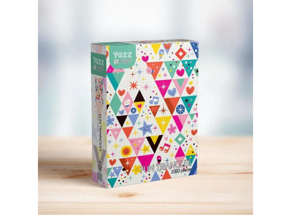 YAZZ Puzzle Zábavné trojuholníky 1000 dielikov