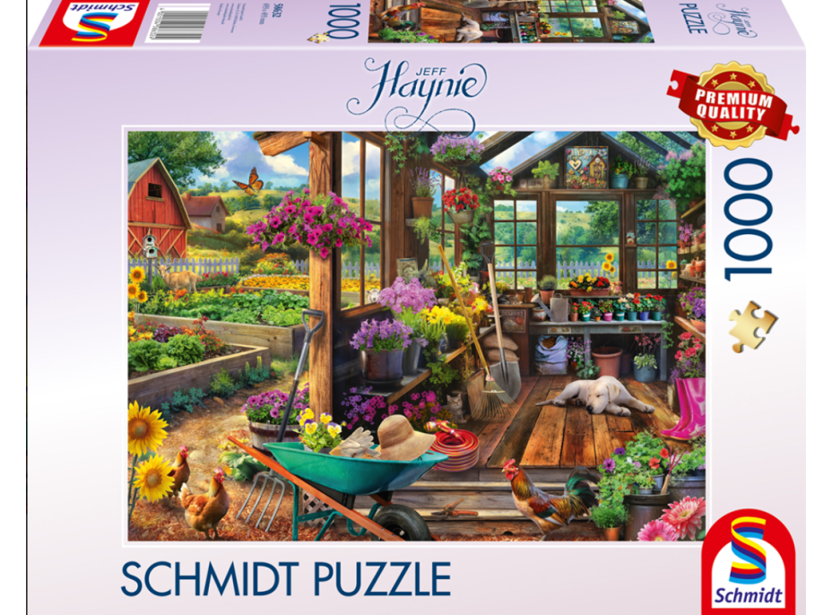SCHMIDT Puzzle Záhradný domček 1000 dielikov