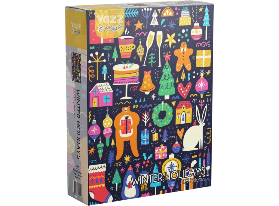 YAZZ Puzzle Zimné prázdniny 1000 dielikov