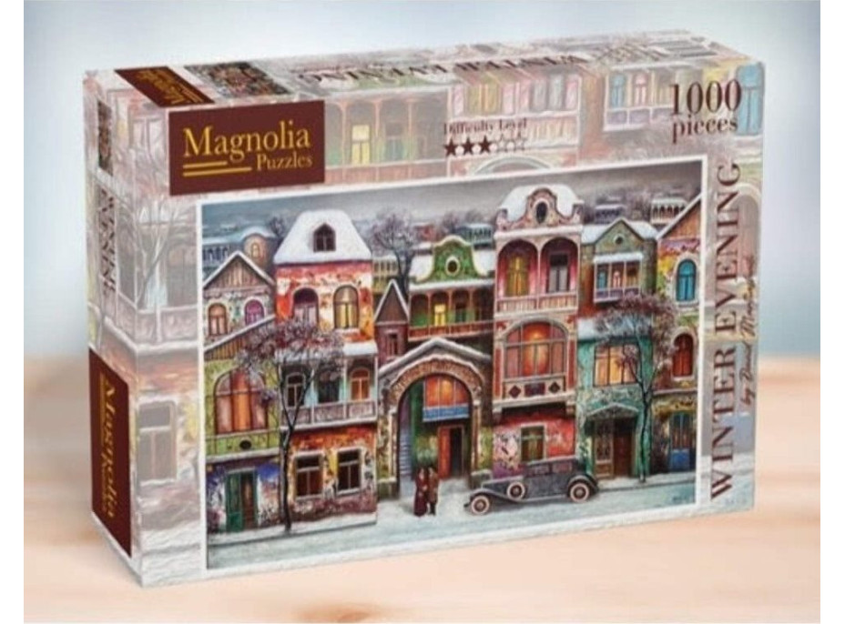 MAGNOLIA Puzzle Zimný večer 1000 dielikov