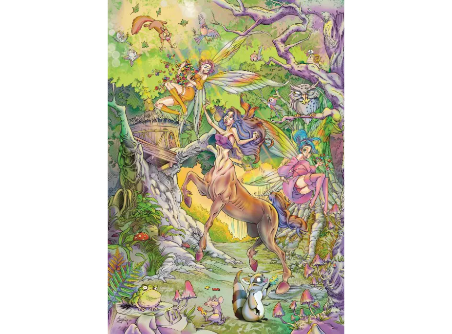 MAGNOLIA Puzzle Zlodeji dielikov 1000 dielikov