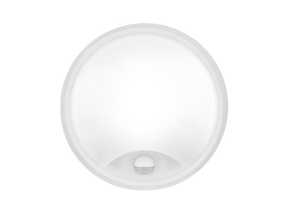 Solight LED vonkajšie osvetlenie so senzorom, 3 CCT, 15/18/20W, 1800lm, 22cm, 2v1 - biely a čierny kryt