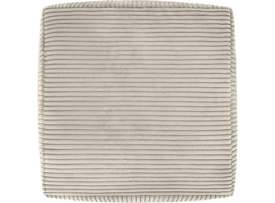 Taburet CHILL SPOT Velvet Stripes 45x45x25 cm - Taupe