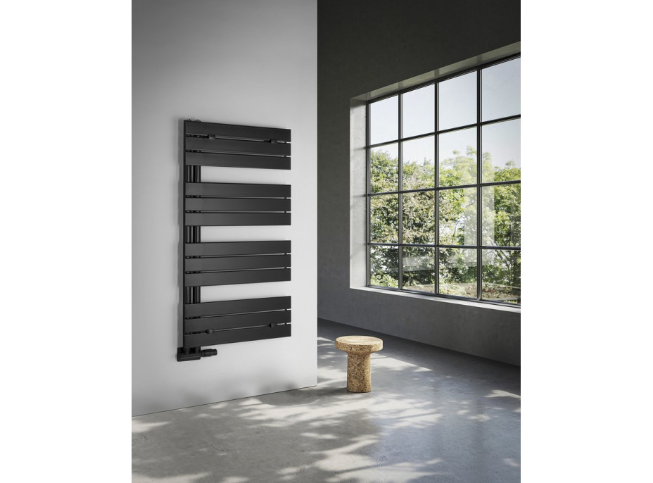 Aqualine MYTHOS vykurovacie teleso 500x1130mm, čierna mat LLM511B