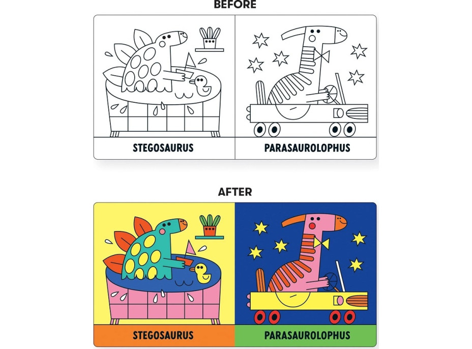 Mudpuppy Knižka na kúpanie Dinosaury