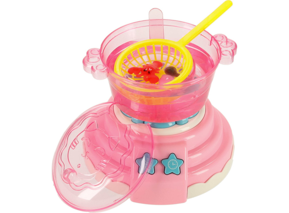 3D kryštálové lepiace gélové šablóny Magic Kitchen - sada 62 kusov - ružová