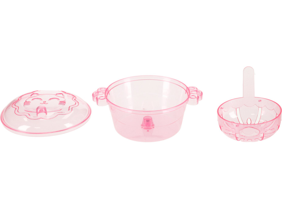 3D kryštálové lepiace gélové šablóny Magic Kitchen - sada 62 kusov - ružová