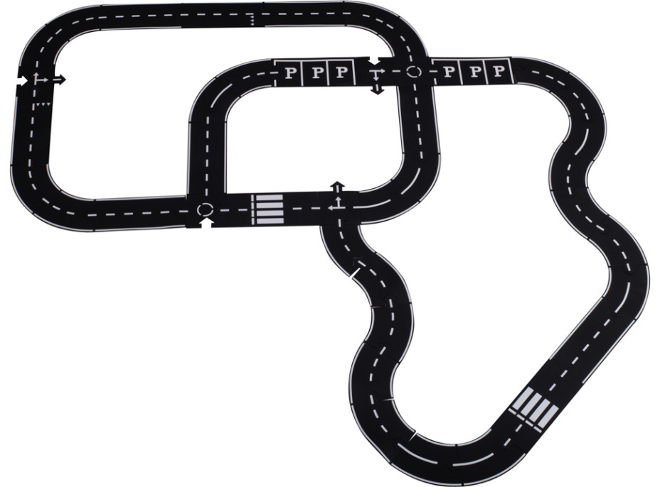 Kreatívne puzzle 2v1 cesty - 40 prvkov
