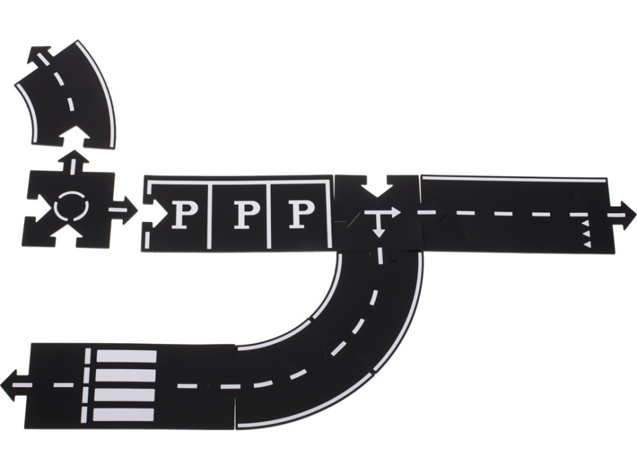 Kreatívne puzzle 2v1 cesty - 40 prvkov