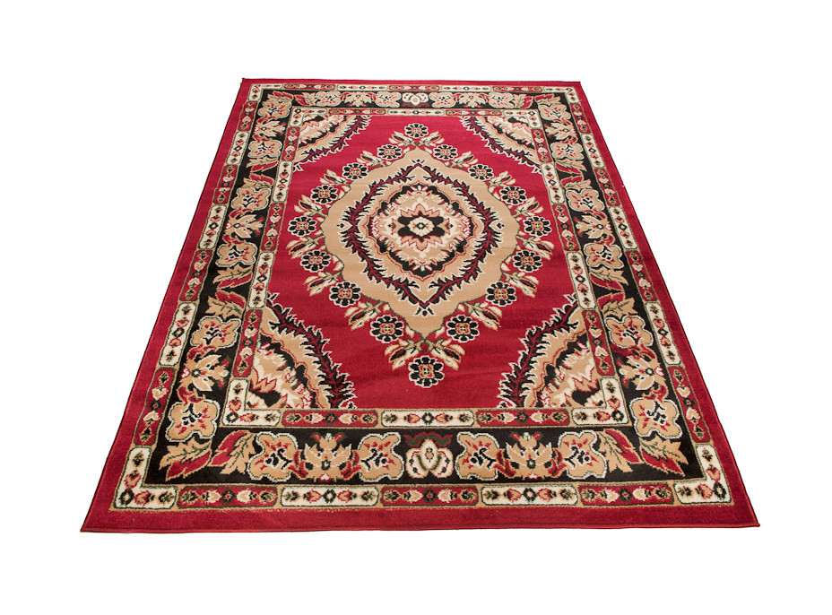 Kusový koberec ATLAS classic - béžový/červený, 180x250 cm