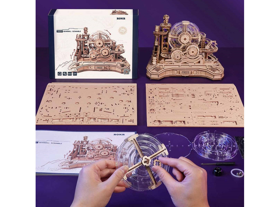 RoboTime 3D skladačka guličkovej dráhy Herný ovládač