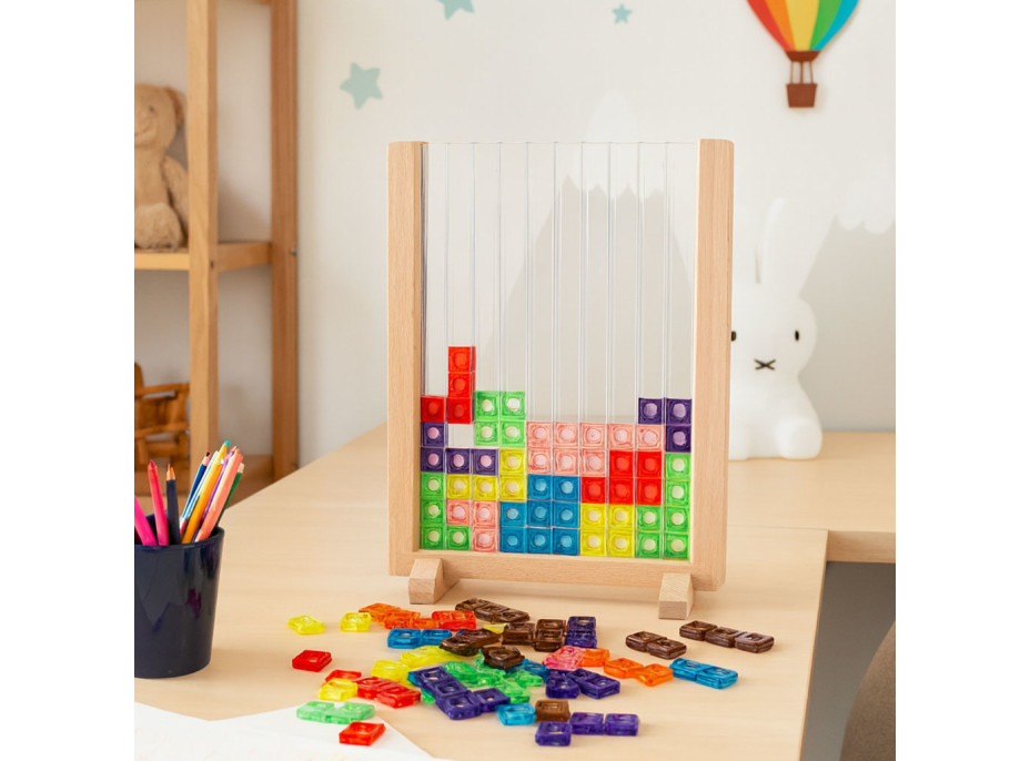 Puzzle Tetris stojaca hra