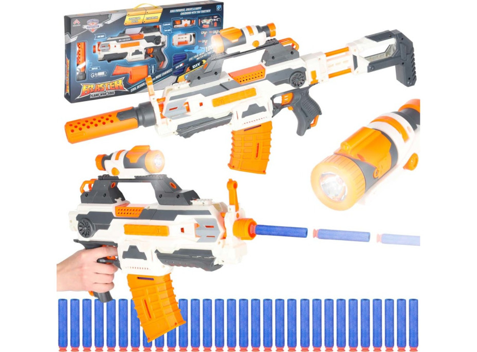 BLASTER MODULAR Puška 4v1 30 striel