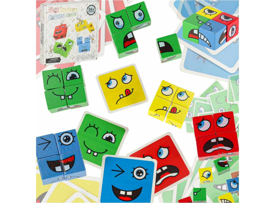 Montessori kreatívne bloky - Emócie