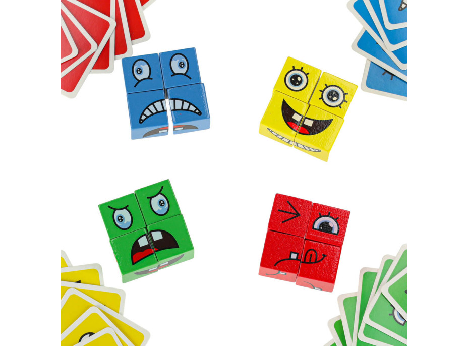 Montessori kreatívne bloky - Emócie