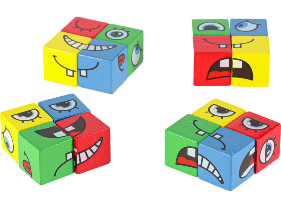 Montessori kreatívne bloky - Emócie