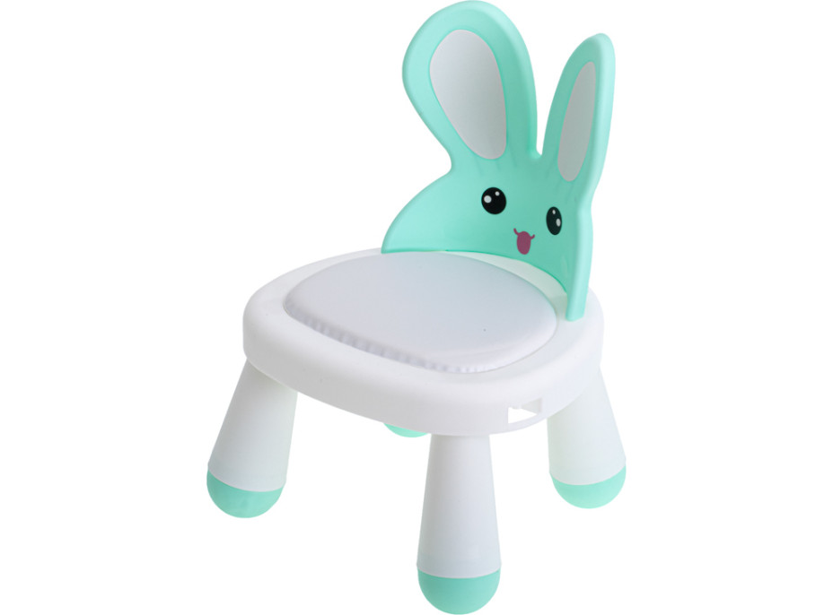 Stolička na kŕmenie a hranie Zajačik - mätová