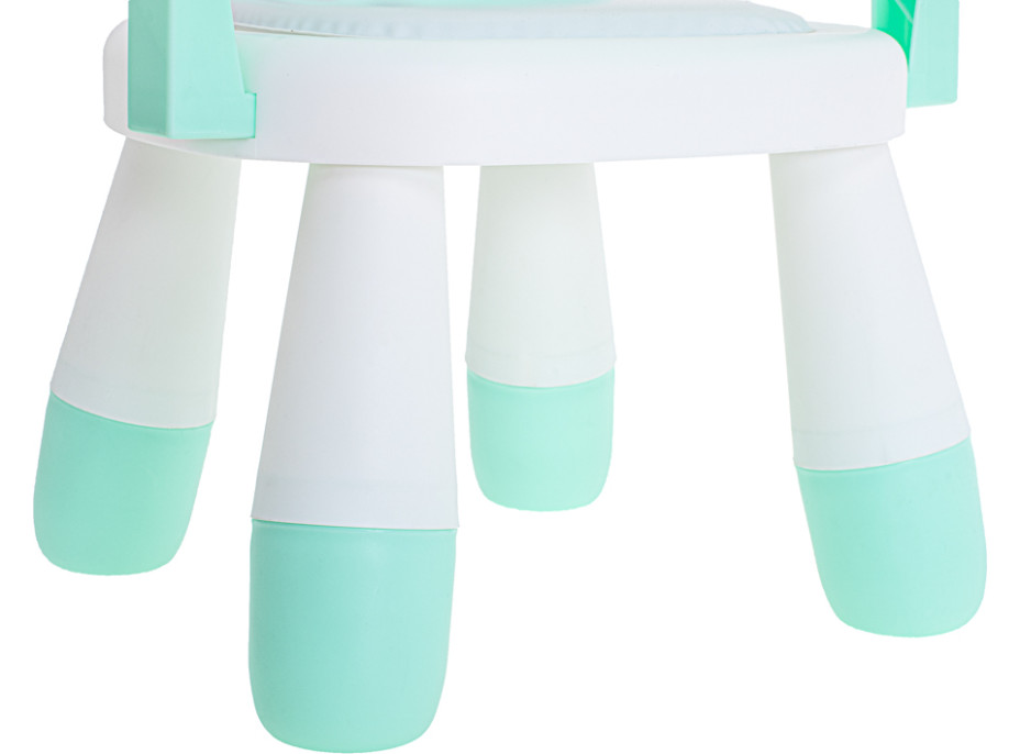 Stolička na kŕmenie a hranie Zajačik - mätová