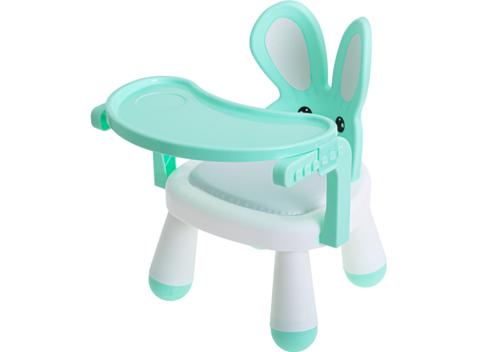 Stolička na kŕmenie a hranie Zajačik - mätová