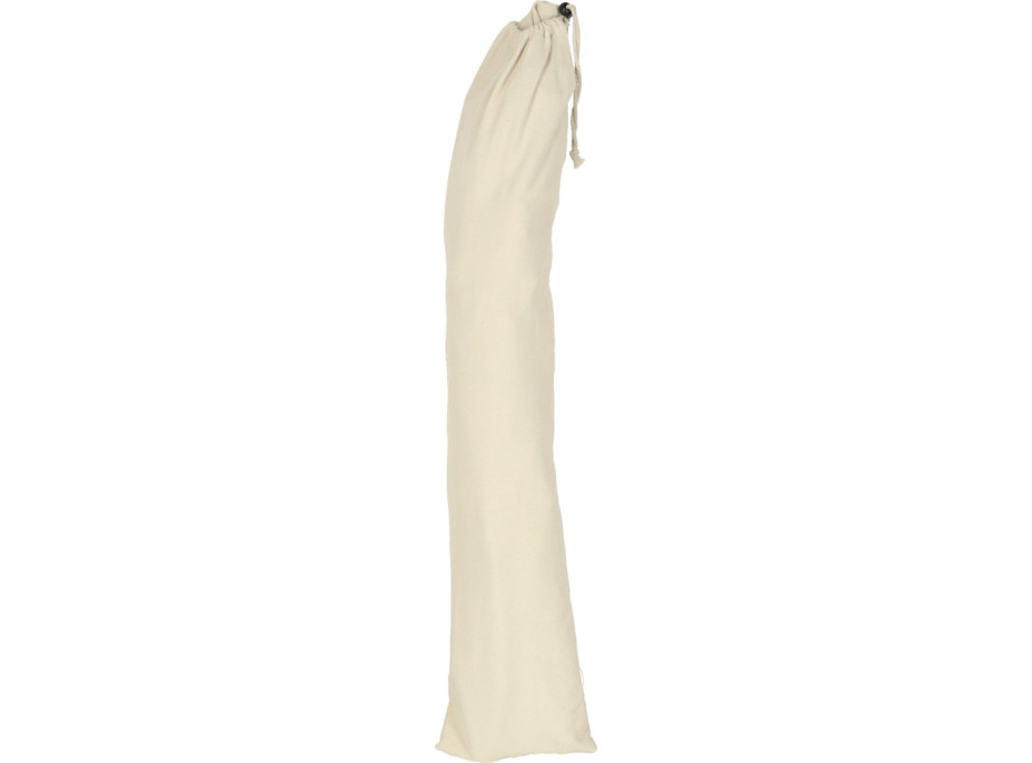 Závesné hojdacie kreslo s podnožkou 130 cm - béžové
