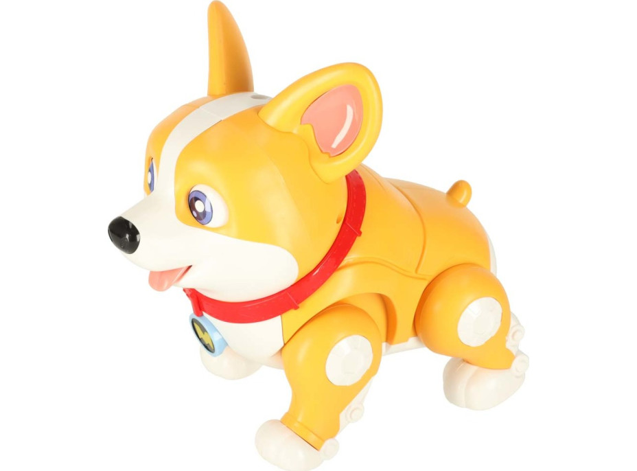 Interaktívny robot pes Corgi so svetlom a zvukom