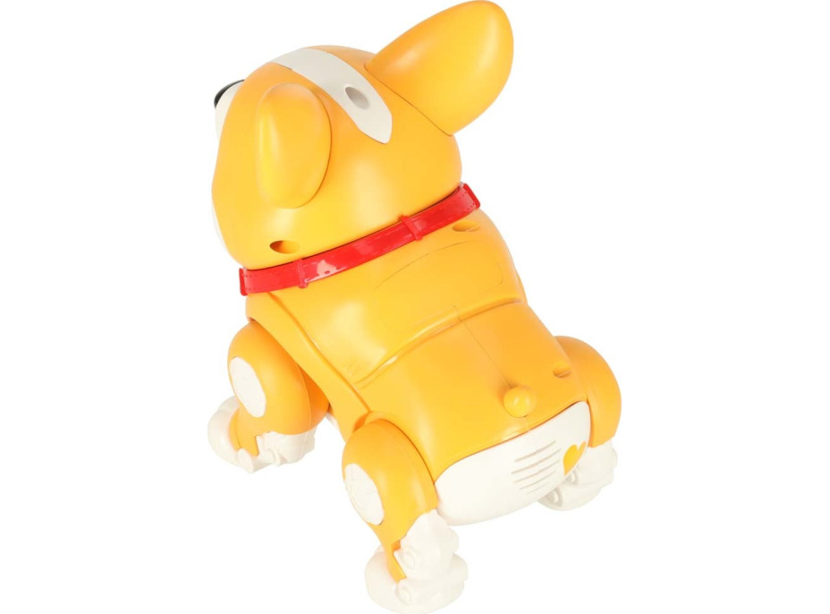 Interaktívny robot pes Corgi so svetlom a zvukom