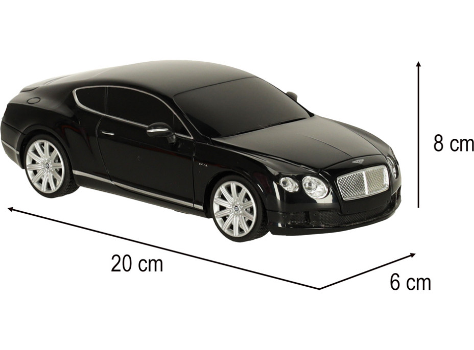 RC auto 1:24 Bentley Continental GT - čierne