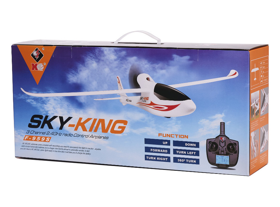 RC Lietadlo WLtoys Sky King F959S 2,4 GHz