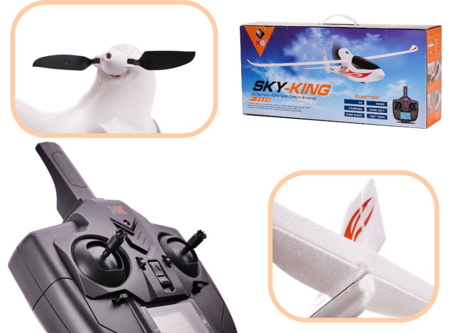 RC Lietadlo WLtoys Sky King F959S 2,4 GHz