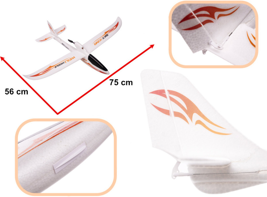 RC Lietadlo WLtoys Sky King F959S 2,4 GHz