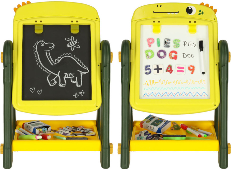 Magnetická obojstranná tabuľa - Dinosaurus