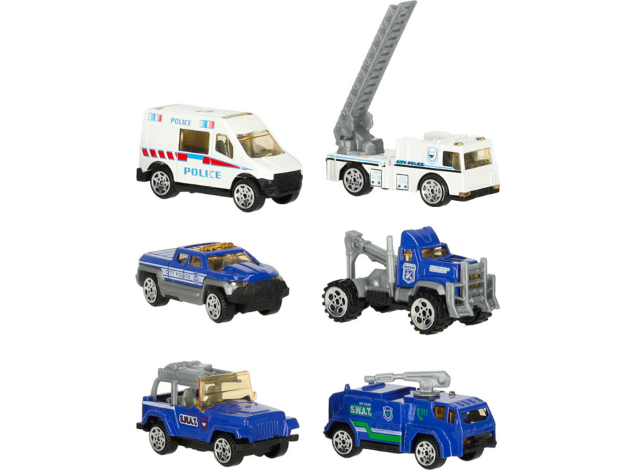 Nákladné auto s autíčkami - Polícia