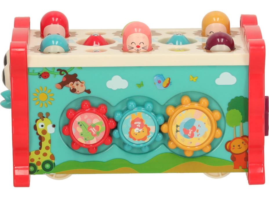Zmyslová hračka Magic box 8v1 - ružová