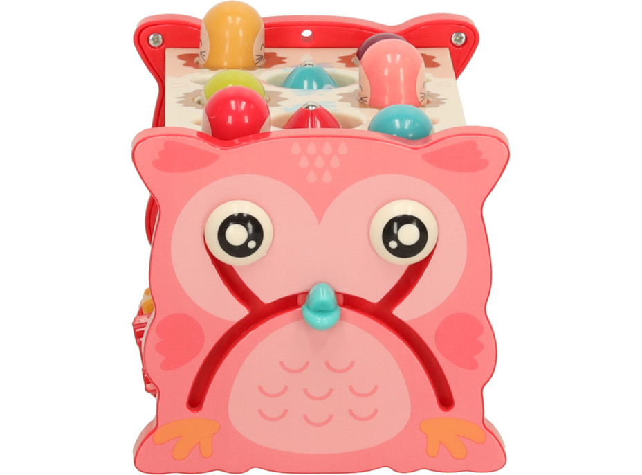 Zmyslová hračka Magic box 8v1 - ružová