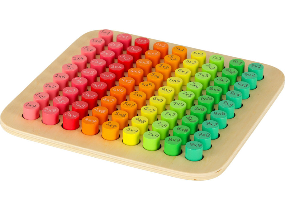 Vzdelávacia drevená násobilka