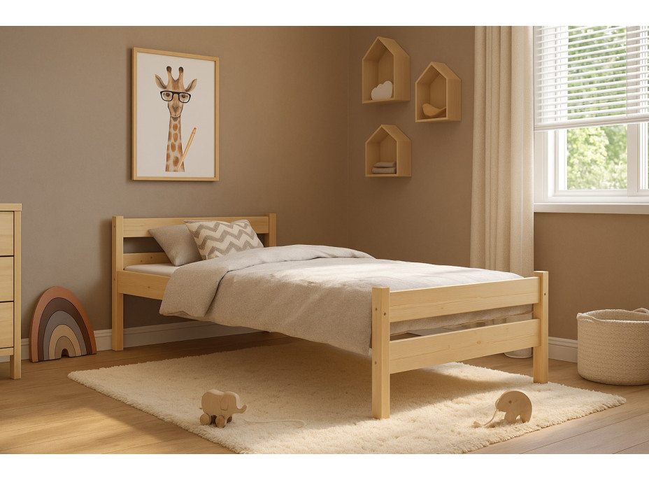 Detská posteľ BABY DREAMS bez šuplíka - biela 160x80 cm [CLONE] [CLONE] [CLONE] [CLONE] [CLONE]